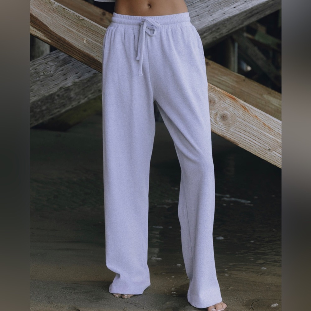 Daily Drills Thermal Resort Pants in Light Grey